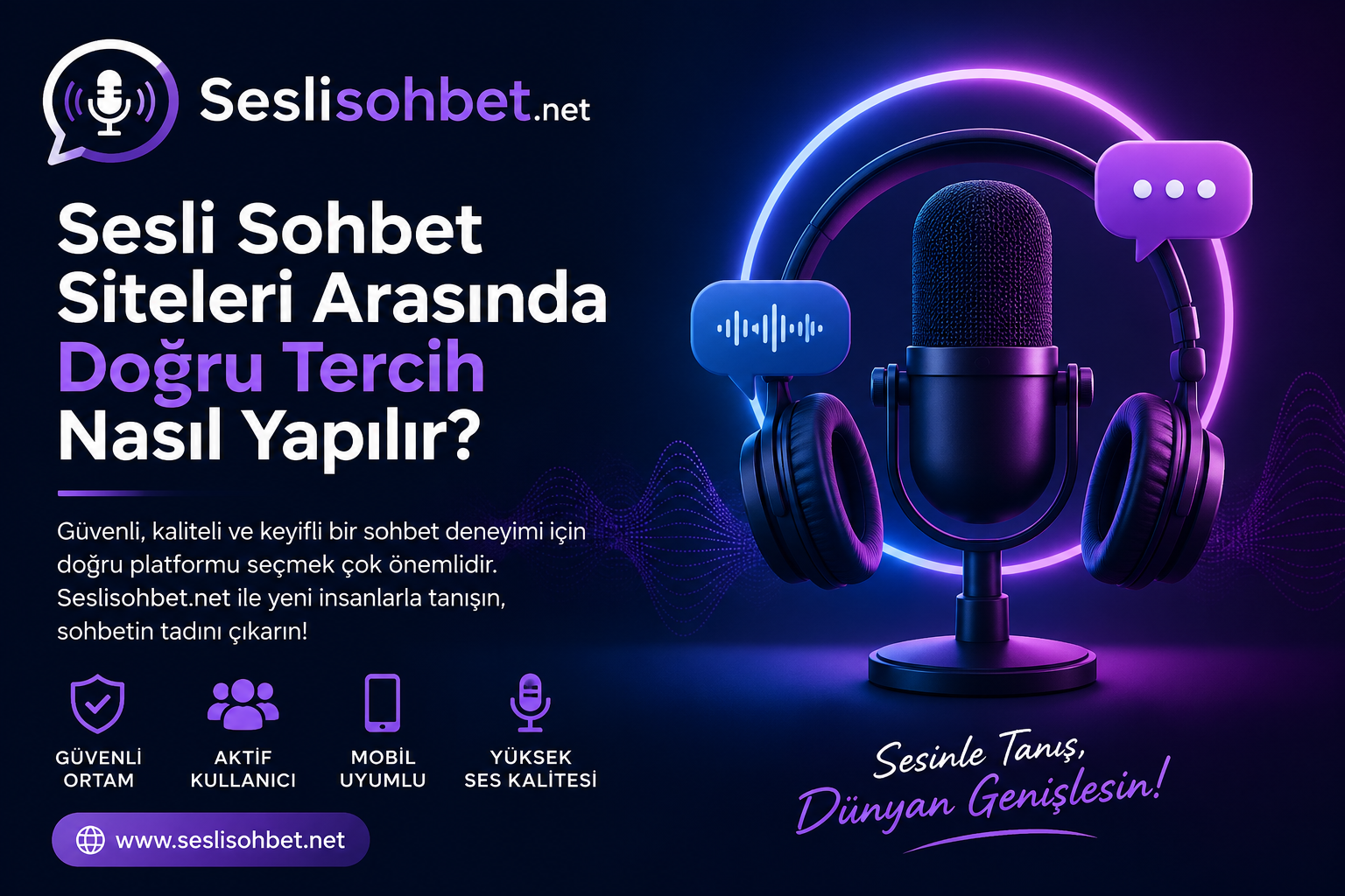 Sesli Sohbet Siteleri Arasında Doğru Tercih Nasıl Yapılır?